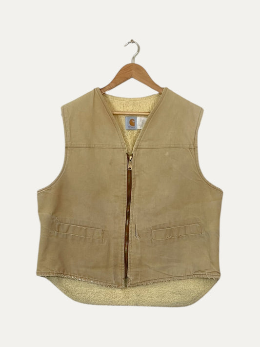 90's Carhartt Vintage Sherpa Lined Vest Size L