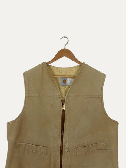 90's Carhartt Vintage Sherpa Lined Vest Size L