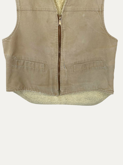 90's Carhartt Vintage Sherpa Lined Vest Size L