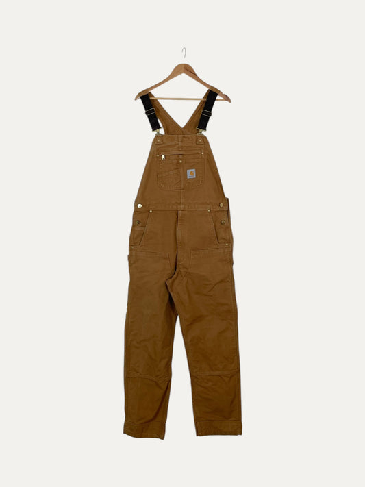 90's Carhartt Double Knee Vintage Carpenter Dungarees/Overalls Size 34x34