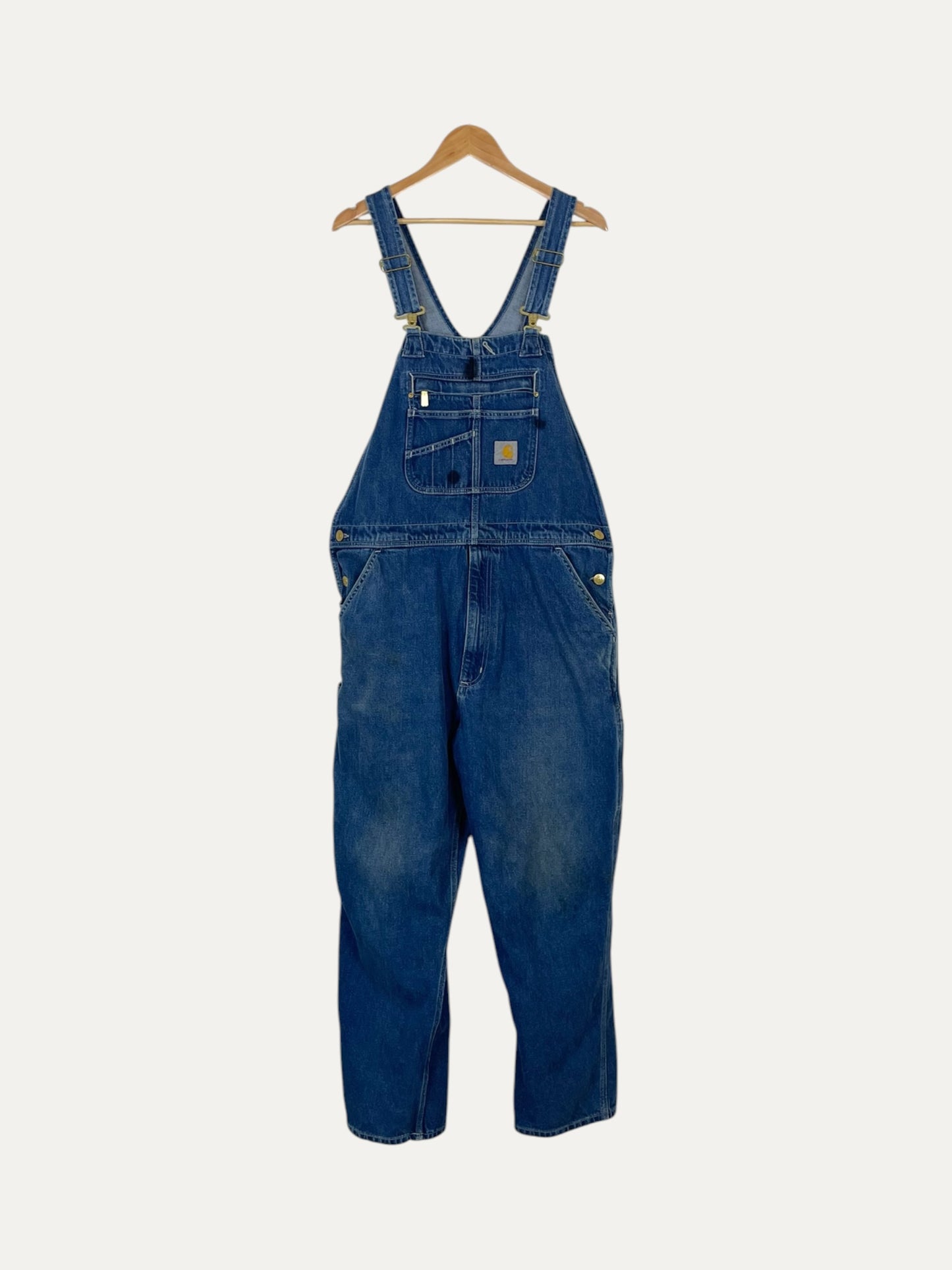 90's Carhartt Vintage Dungarees/Overalls Size 36x30