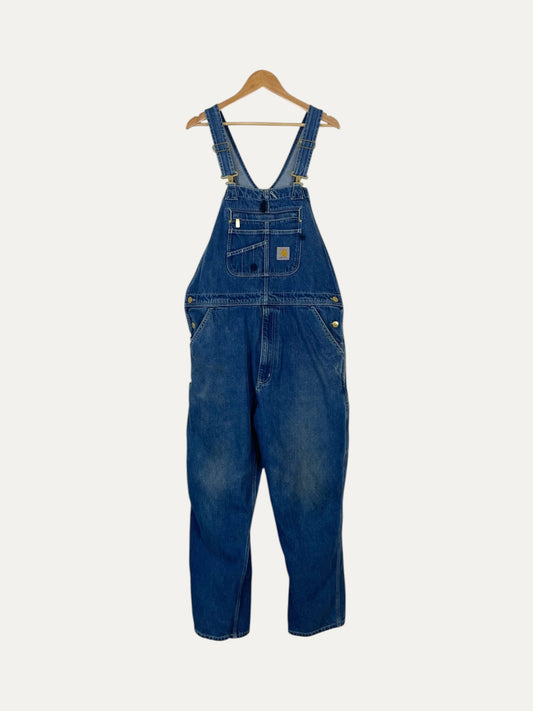 90's Carhartt Vintage Dungarees/Overalls Size 36x30
