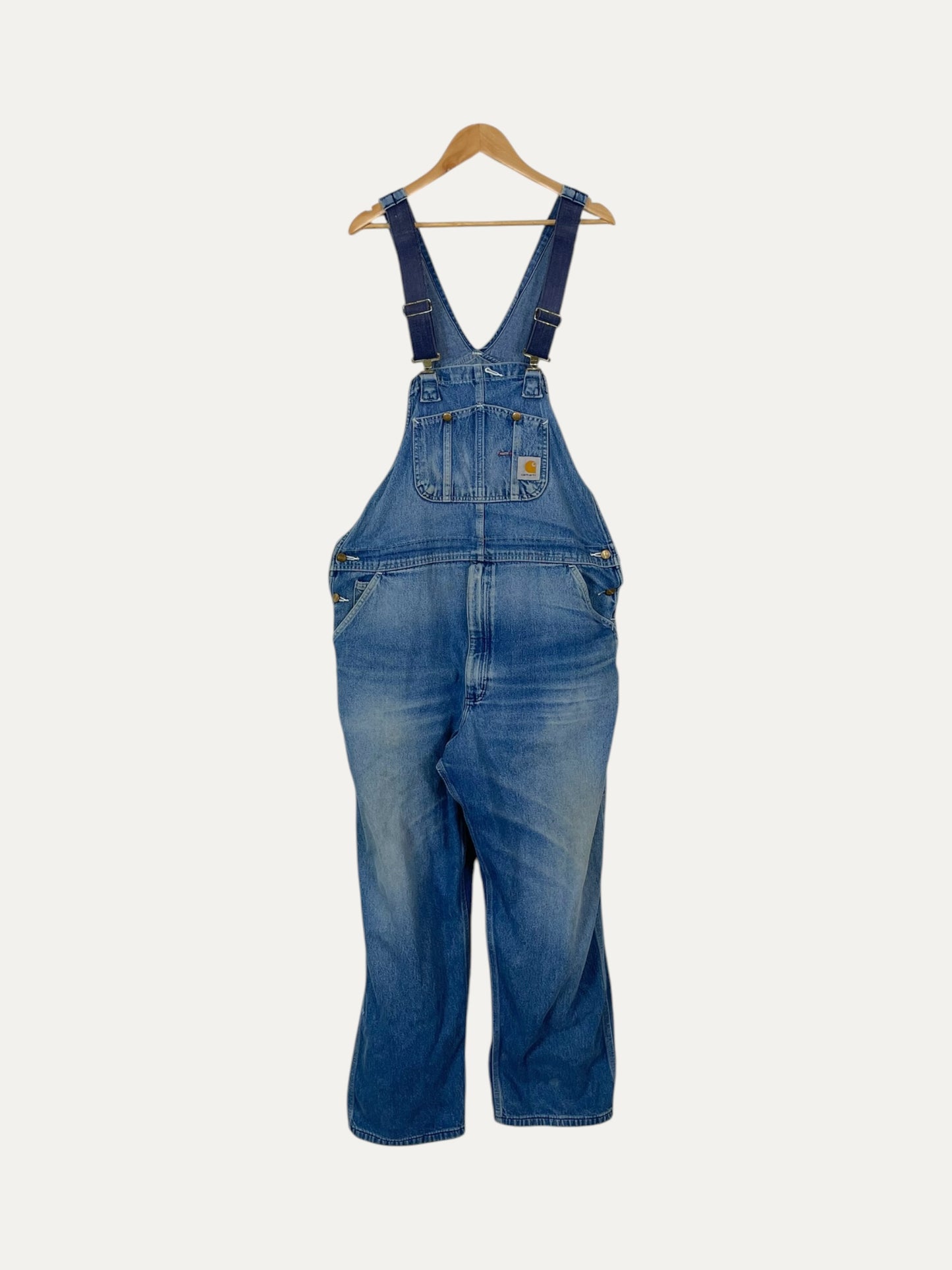 90's Carhartt Vintage Dungarees/Overalls Size 42x32