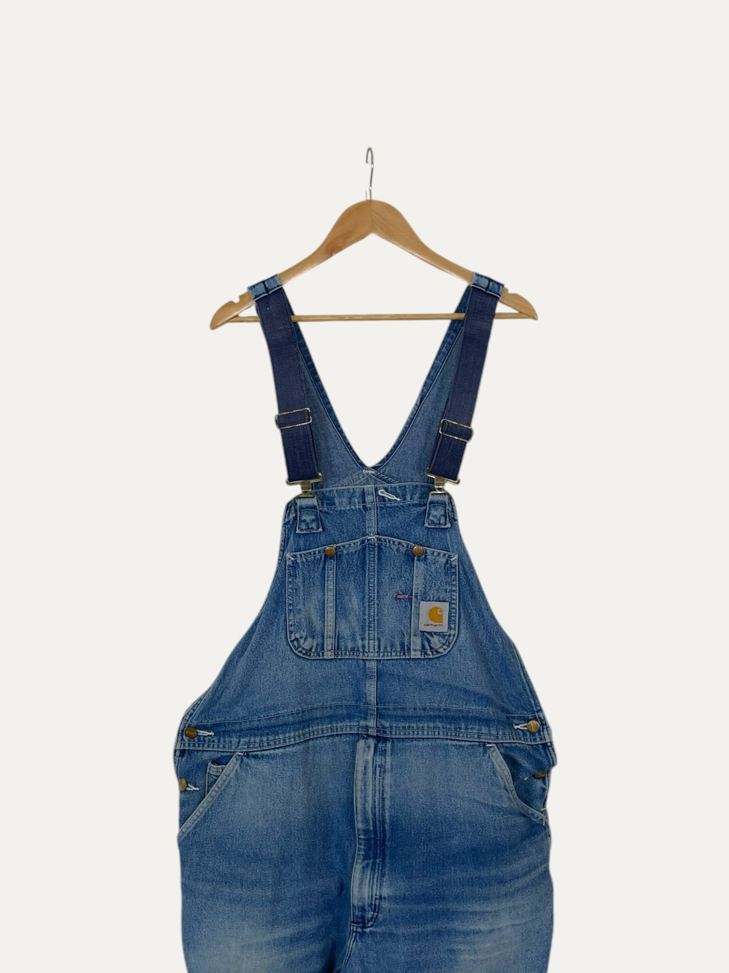 90's Carhartt Vintage Dungarees/Overalls Size 42x32