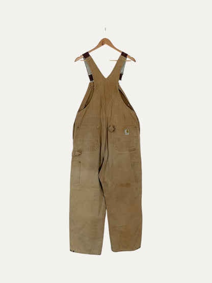 90's Carhartt Vintage Double Knee Dungarees/Overalls Size 36x27