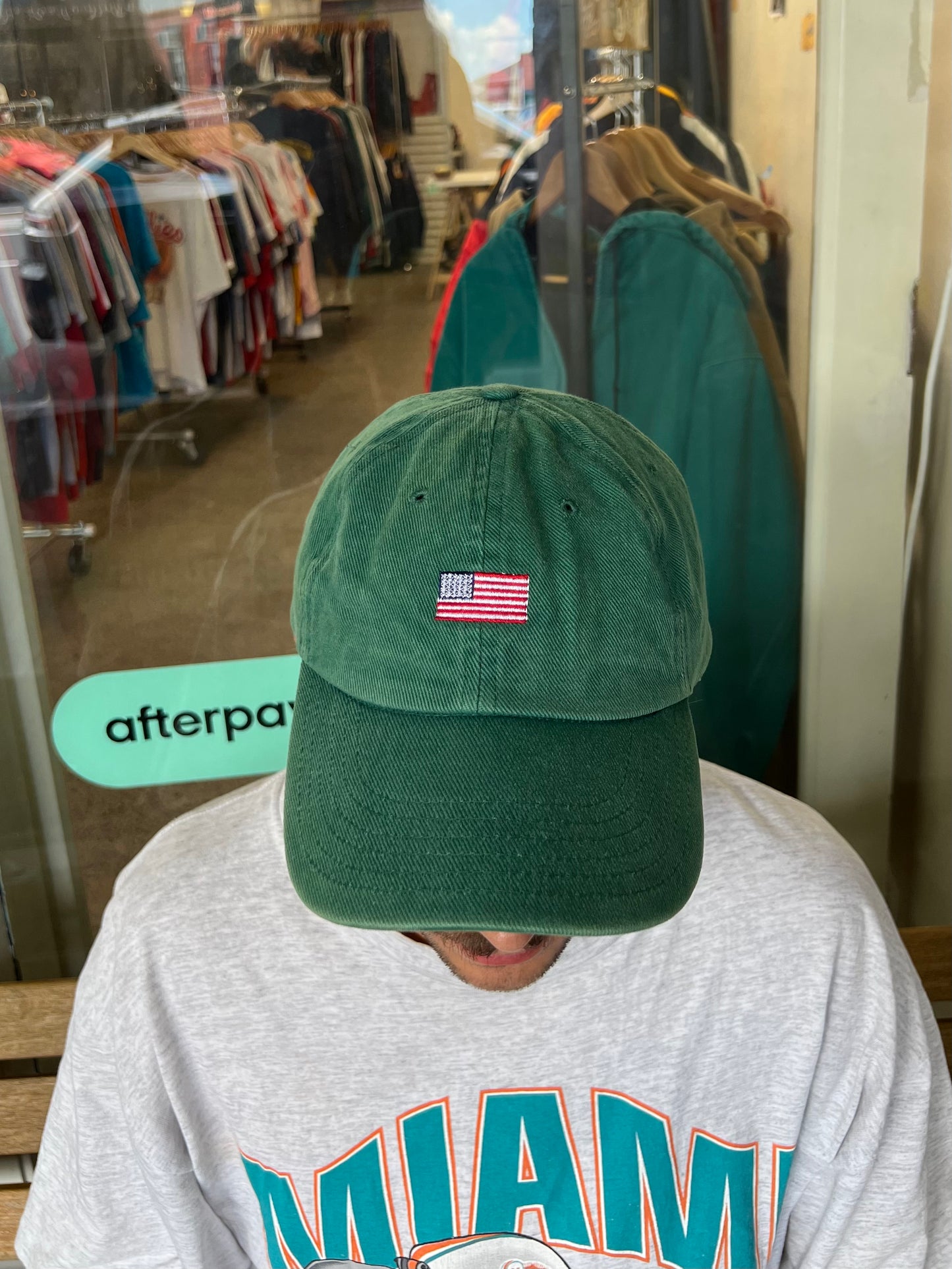 90's USA Flag Embroidered Vintage Cap