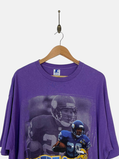 90's Starter Minnesota Vikings Robert Smith Vintage T-Shirt Size 2XL