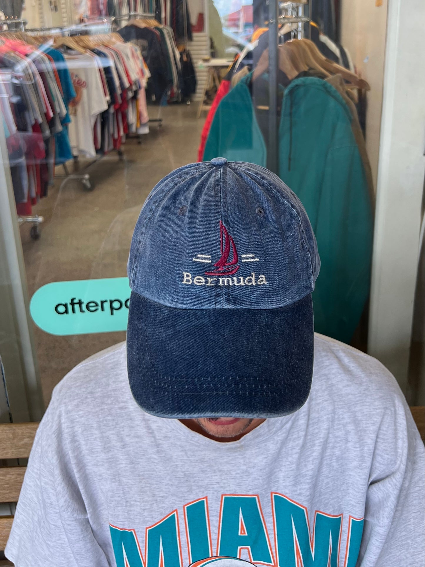 90's Bermuda Embroidered Vintage Cap