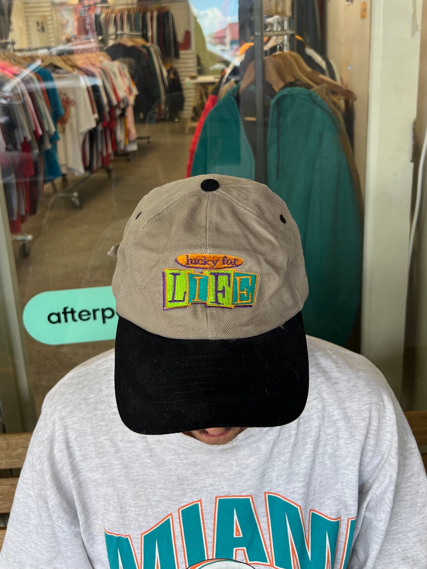 90's Lucky For Life Embroidered Vintage Cap
