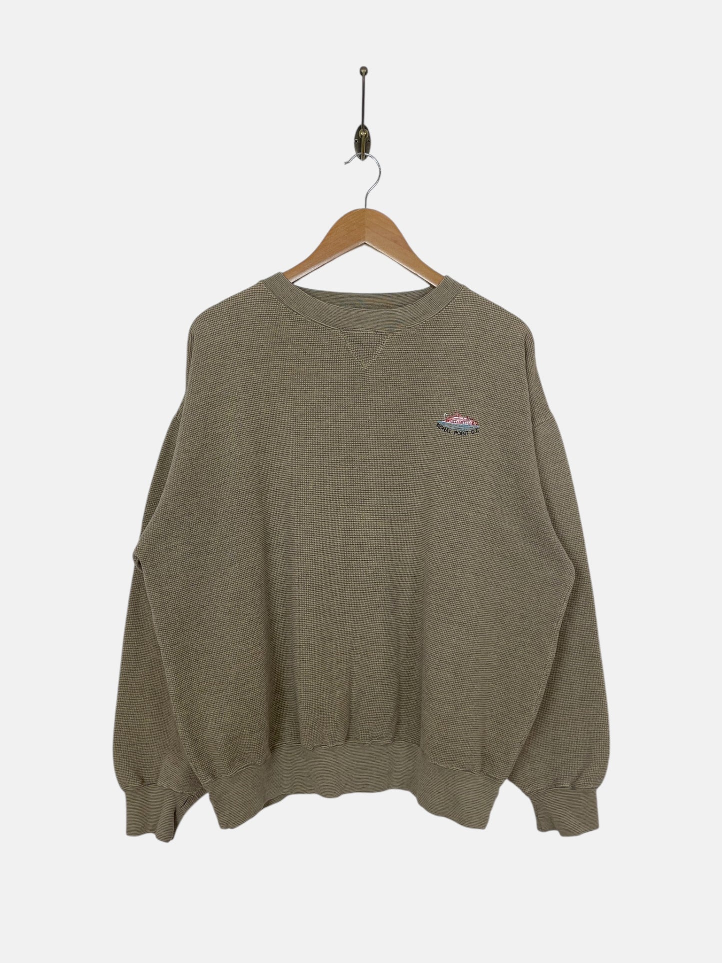 90's Signal Point Sweatshirt Embroidered Size XL