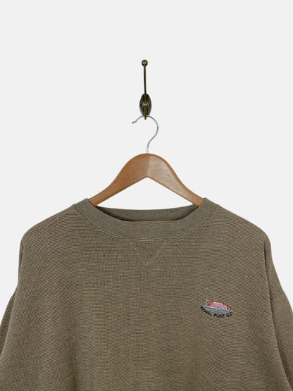 90's Signal Point Sweatshirt Embroidered Size XL