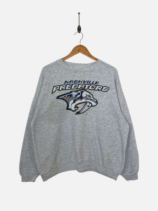 90's Nashville Predators Sweatshirt Size L