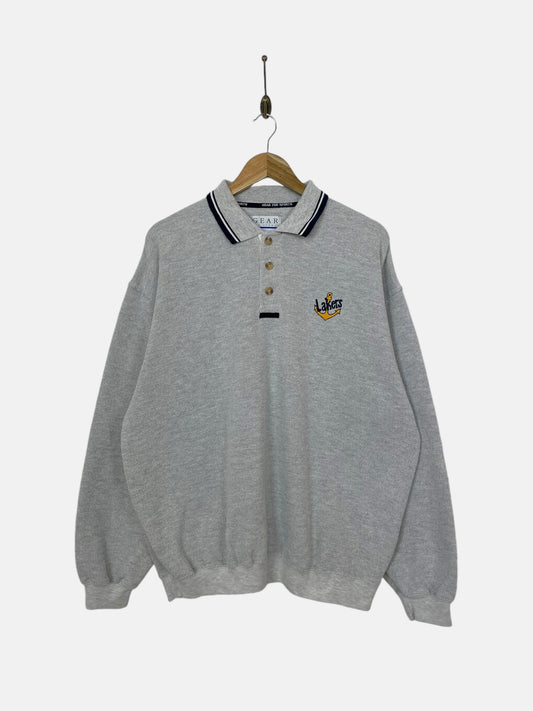 90's Lakers Boating Embroidered Sweatshirt Size XL