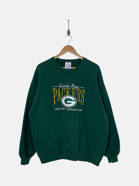 90's Green Bay Packers Embroidered Sweatshirt Size L-XL