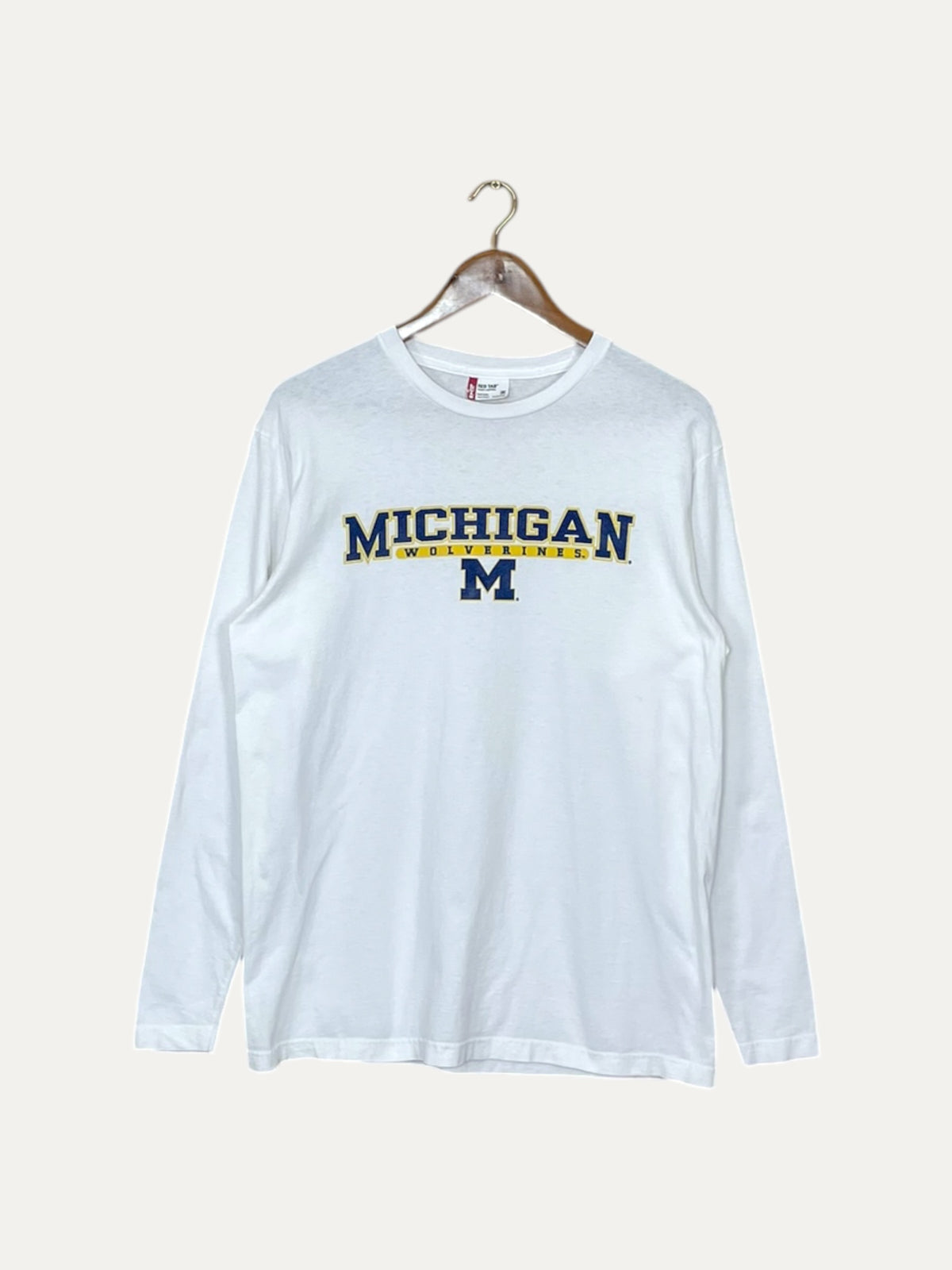 90's Levis Michigan Wolverines Vintage Long-sleeve T-Shirt Size S