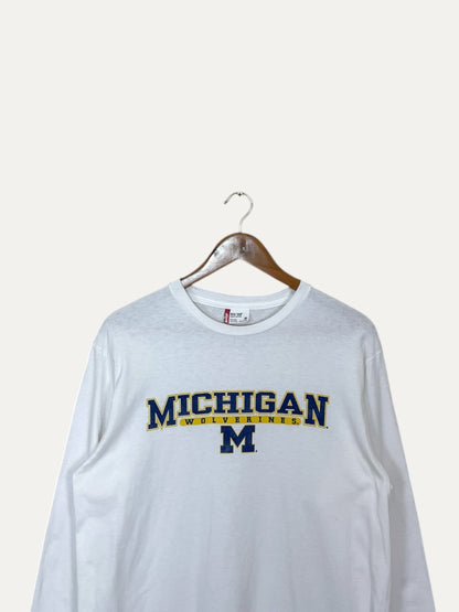90's Levis Michigan Wolverines Vintage Long-sleeve T-Shirt Size S