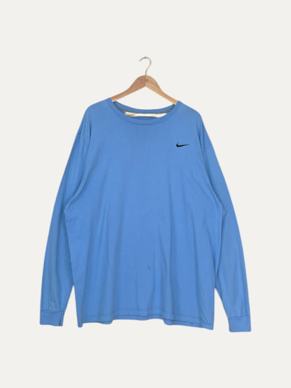 90's Nike Embroidered Vintage Long-sleeve T-Shirt Size 3XL