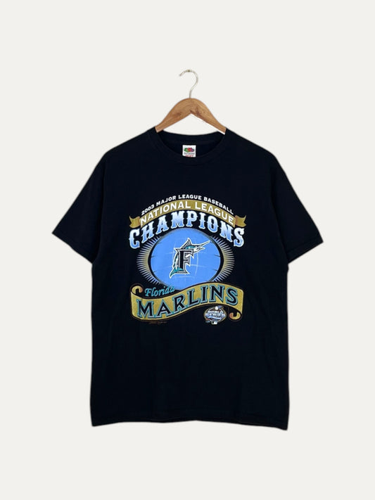 90's Florida Marlins MLB Vintage T-Shirt Size L
