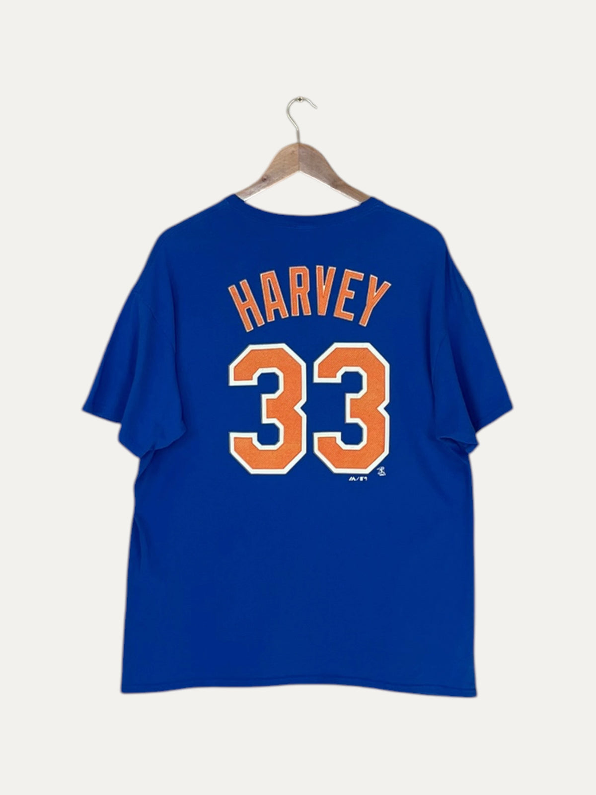 90's Mets Harvey #33 Vintage T-Shirt Size XL