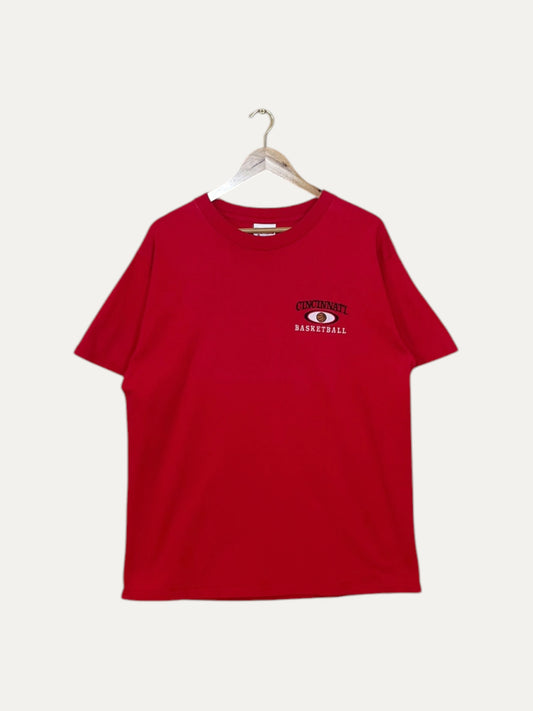 90's Cincinatti Basketball Embroidered Vintage T-Shirt Size M-L