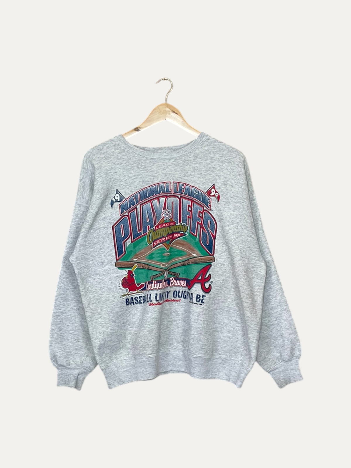 90's National League Playoffs Vintage Sweatshirt S