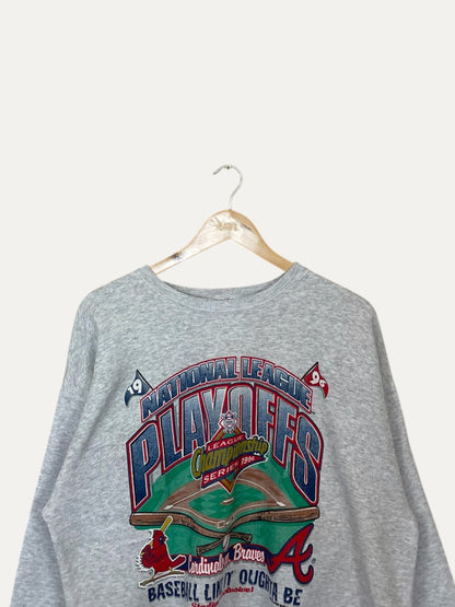 90's National League Playoffs Vintage Sweatshirt S