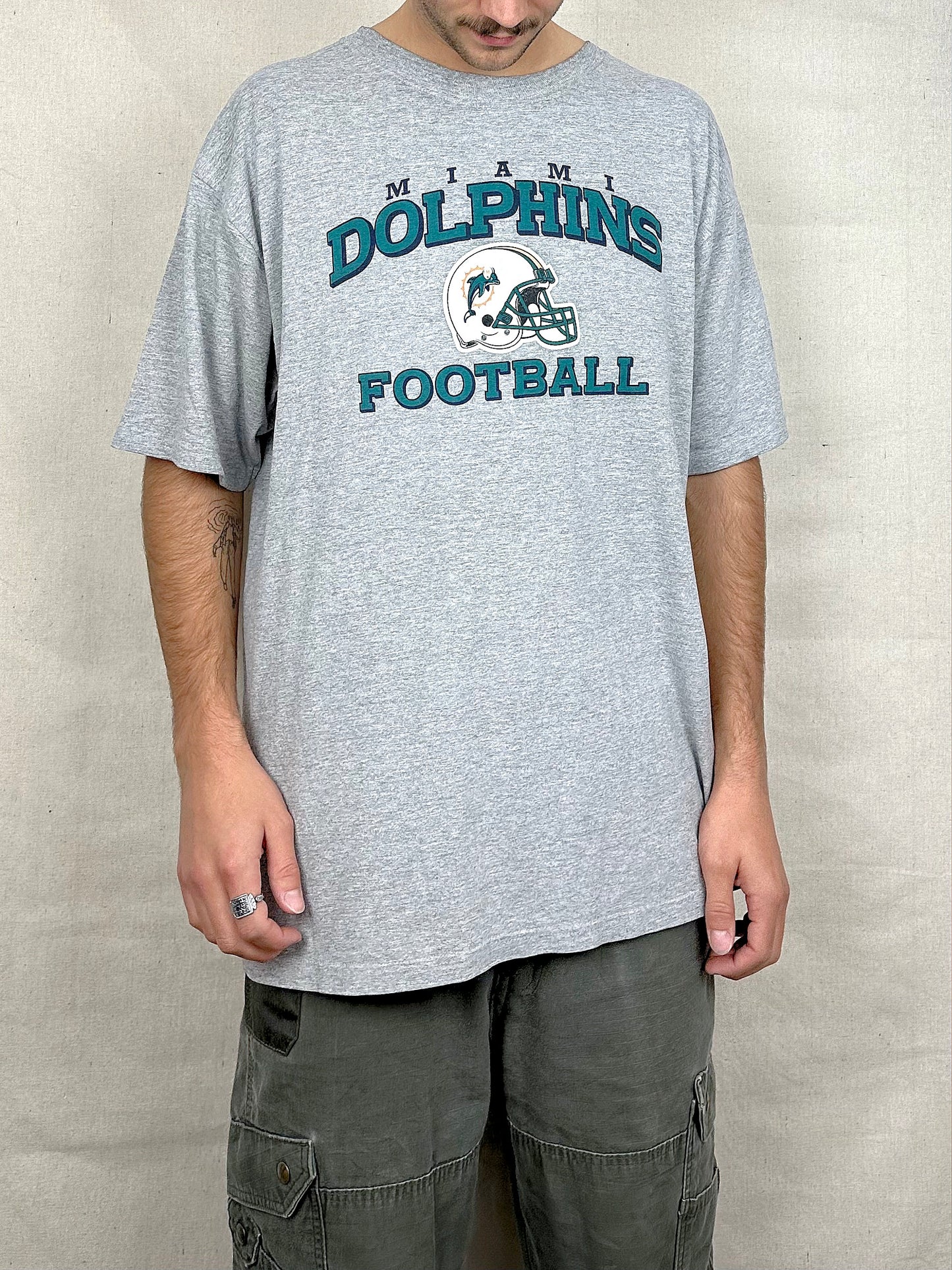 90's Miami Dolphins NFL Vintage T-Shirt Size 2XL