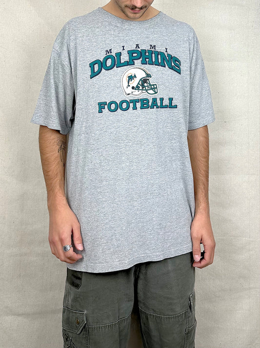 90's Miami Dolphins NFL Vintage T-Shirt Size 2XL