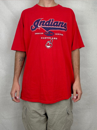 Cleveland Indians MLB Vintage T-Shirt Size 2-3XL