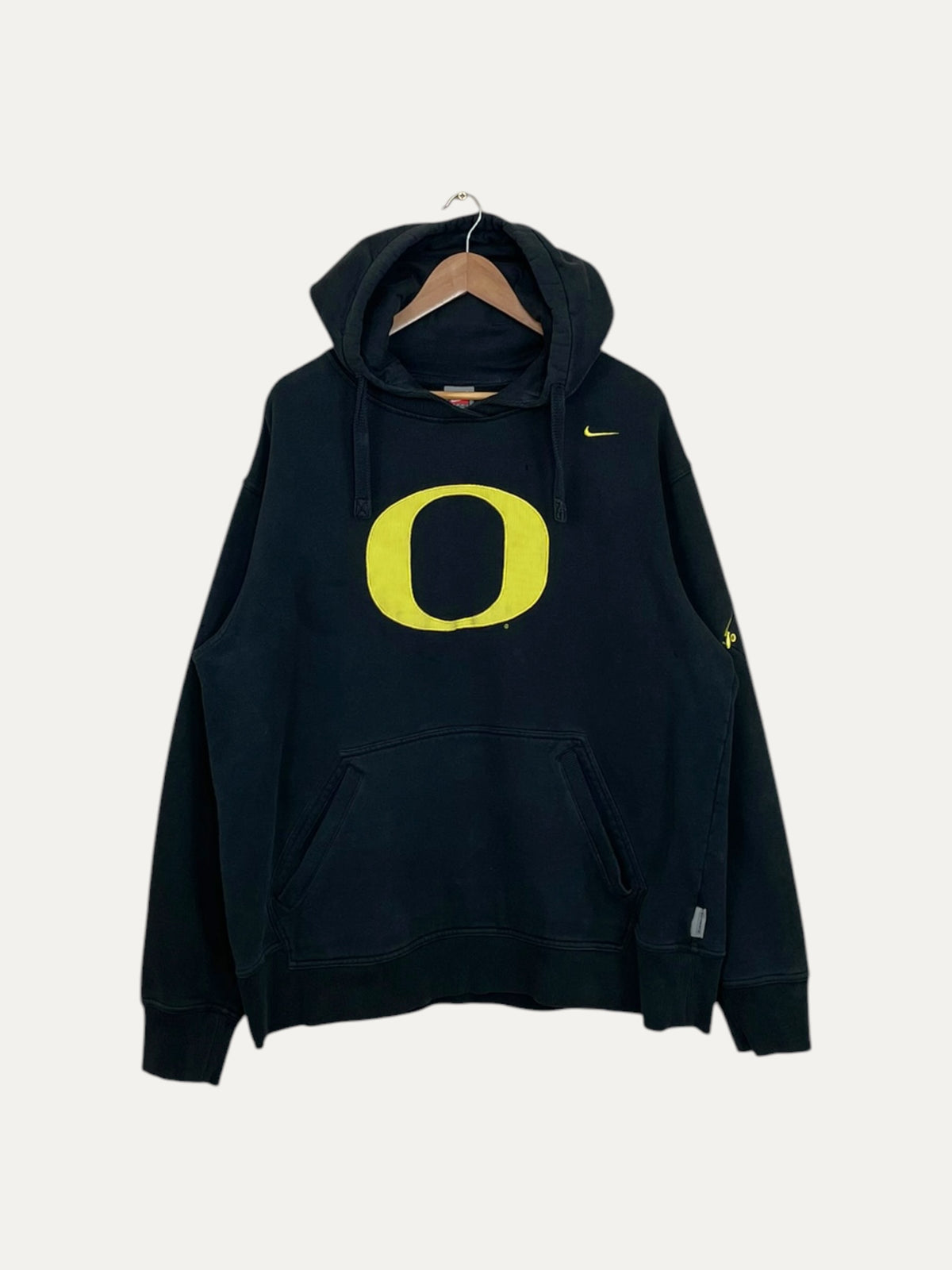 90's Nike Oregon Embroidered Vintage Hooded Sweatshirt L-XL