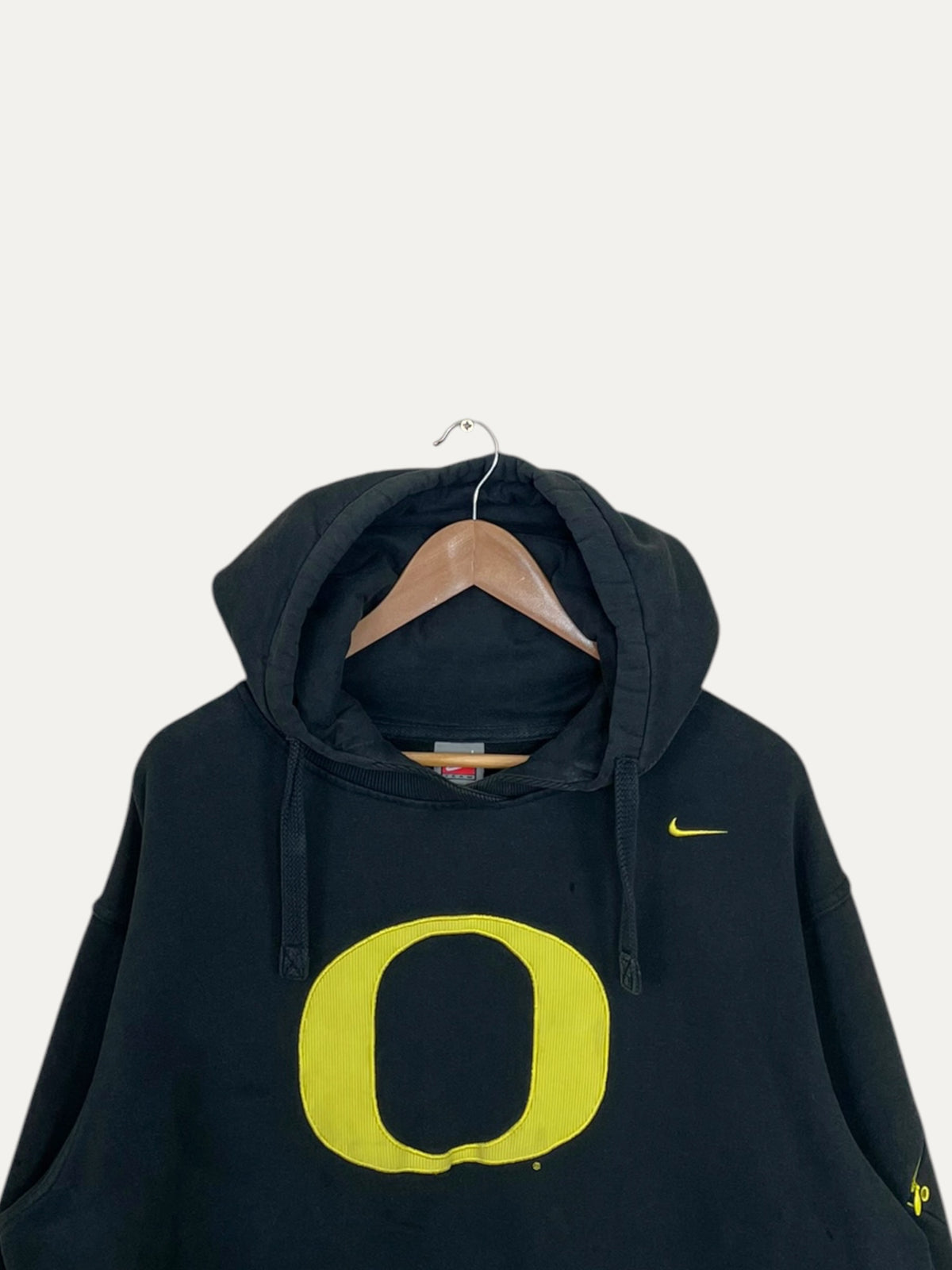90's Nike Oregon Embroidered Vintage Hooded Sweatshirt L-XL