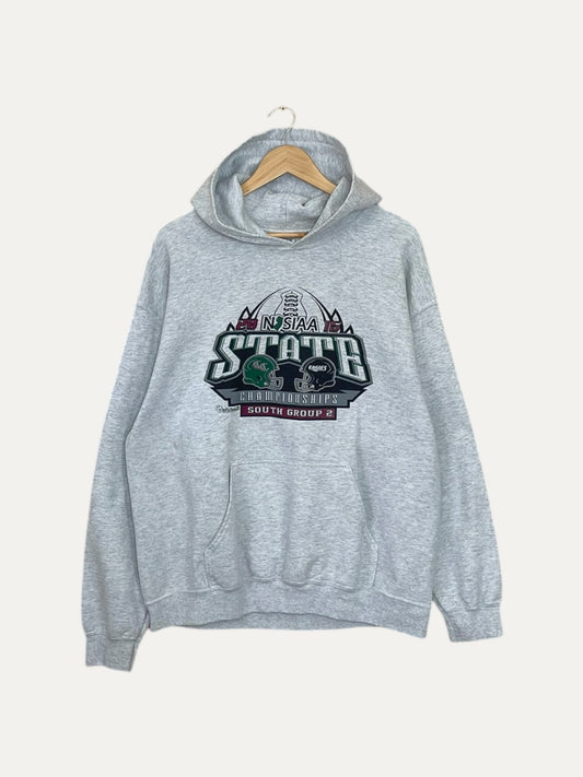 90's Pirates vs Eagles Collegiate Vintage Hooded Sweatshirt L