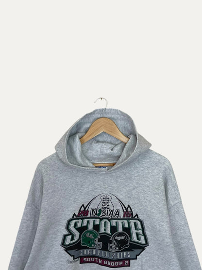 90's Pirates vs Eagles Collegiate Vintage Hooded Sweatshirt L