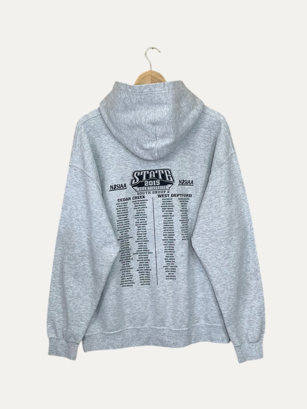 90's Pirates vs Eagles Collegiate Vintage Hooded Sweatshirt L