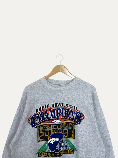 90's Broncos Super Bowl Champions Vintage Sweatshirt L