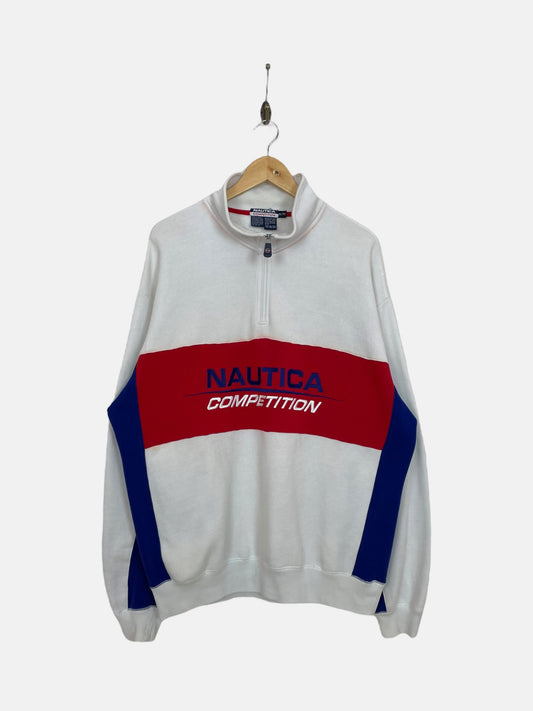 90's Nautica Embroidered Vintage Sweatshirt Size 2XL