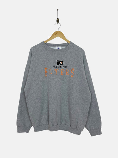 90's Philadelphia Flyers Embroidered Vintage Sweatshirt Size L-XL