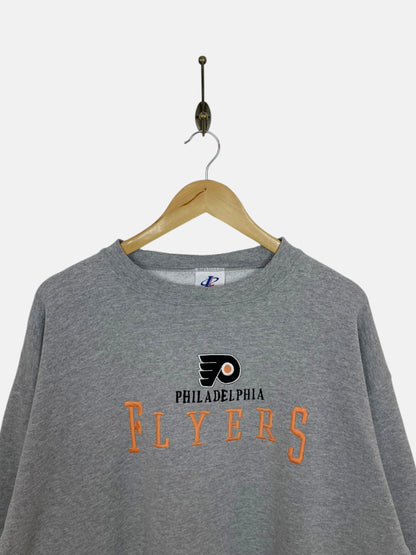 90's Philadelphia Flyers Embroidered Vintage Sweatshirt Size L-XL