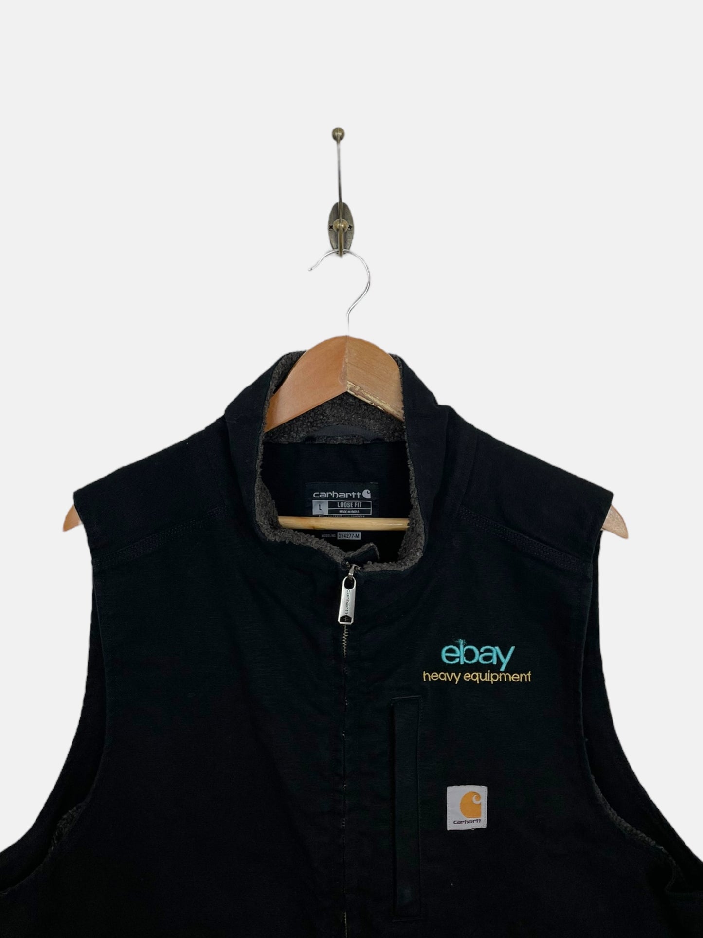90's Ebay Carhartt Embroidered Vintage Vest Size L-XL