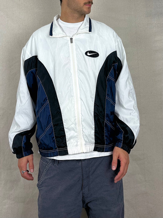 90's Nike Embroidered Windbreaker Jacket Size M