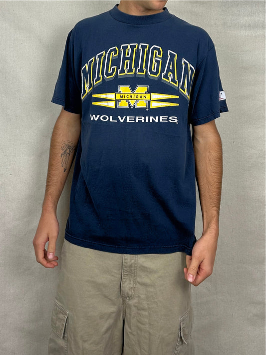 90's Michigan Wolverines Vintage T-Shirt Size S-M
