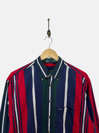 90's Nautica Emboidered Vintage Button-up Shirt Size L