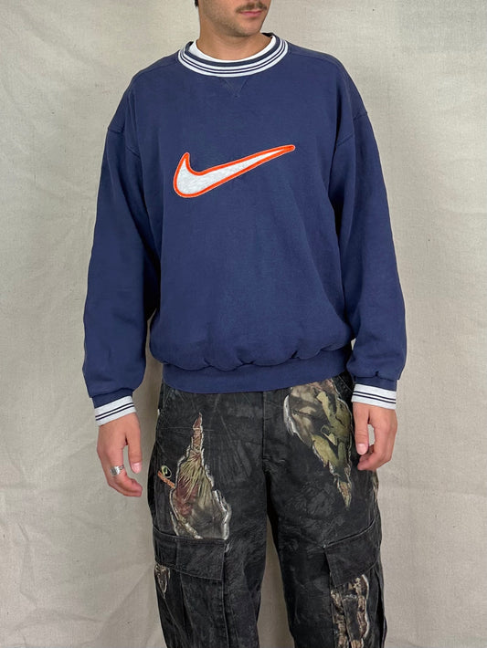 90's Nike Embroidered Vintage Sweatshirt Size M-L