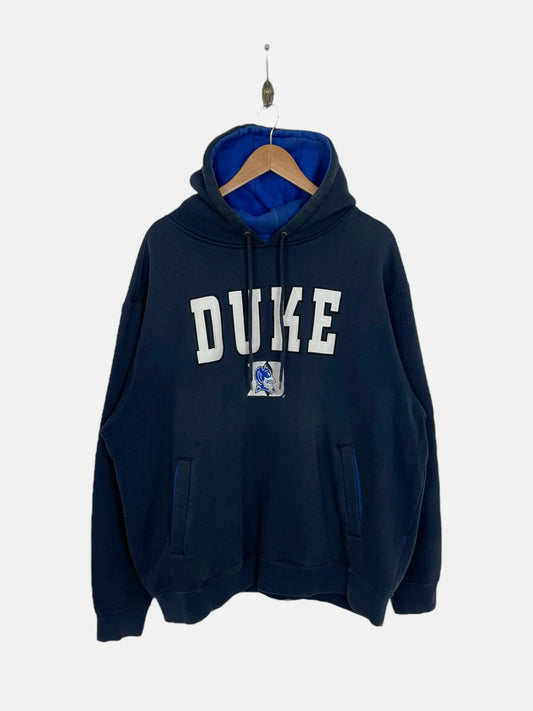90's Duke Blue Devils Embroidered Vintage Hoodie Size L-XL