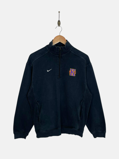 90's Nike Embroidered Vintage Quarter-zip Sweatshirt Size M