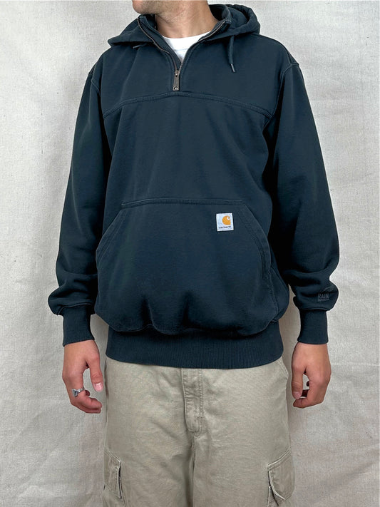 90's Carhartt Vintage Quarterzip Sweatshirt Size M