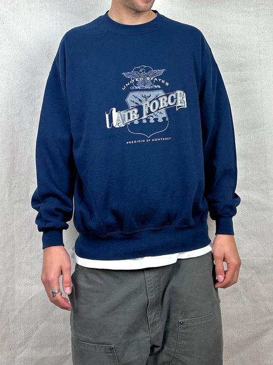 90's United States Air Force Vintage Sweatshirt Size L