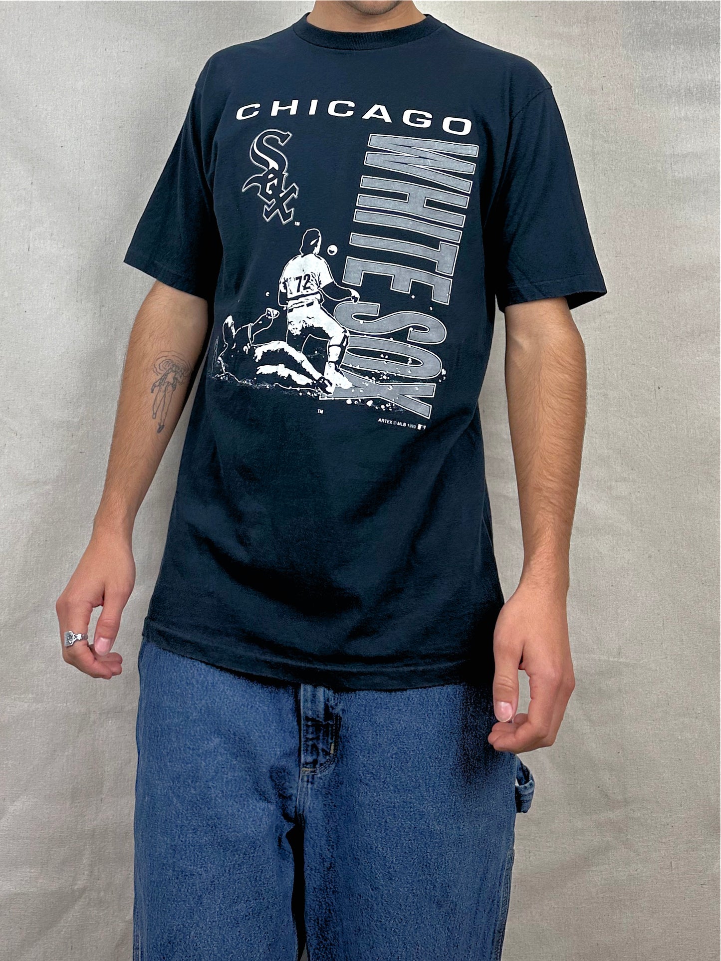 1990 Chicago White Sox MLB USA Made Vintage T-Shirt Size M