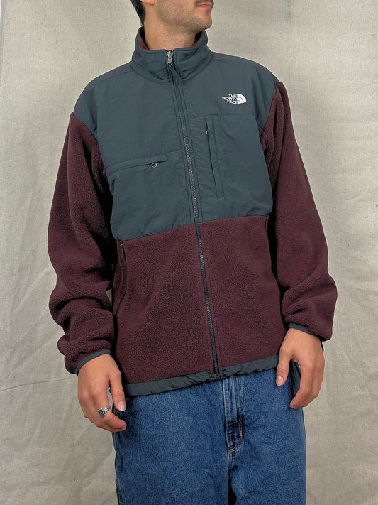 90's The North Face Embroidered Vintage Zip-Up Fleece/Jacket Size L-XL