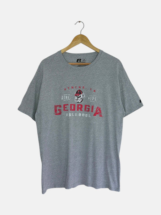 90's Georgia Bulldogs Russell Athletics Vintage T-Shirt Size L